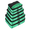 High-end Atmosphere Custom Nylon 6PCS Set luggage Packing Cubes Travel Organizer
