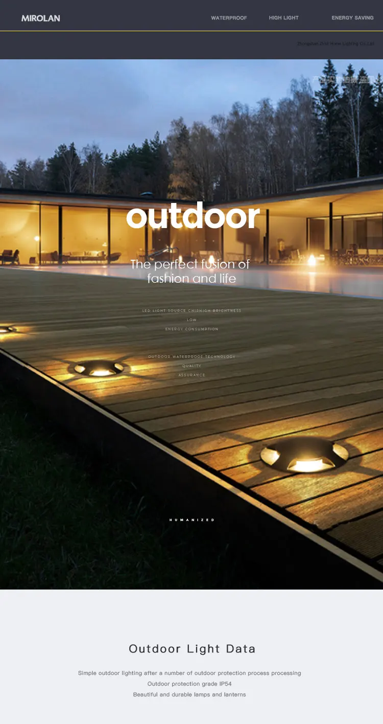 Outdoor aluminum waterproof ip67 step light 3W/6W/10W recessed Led underground Light garden lamp