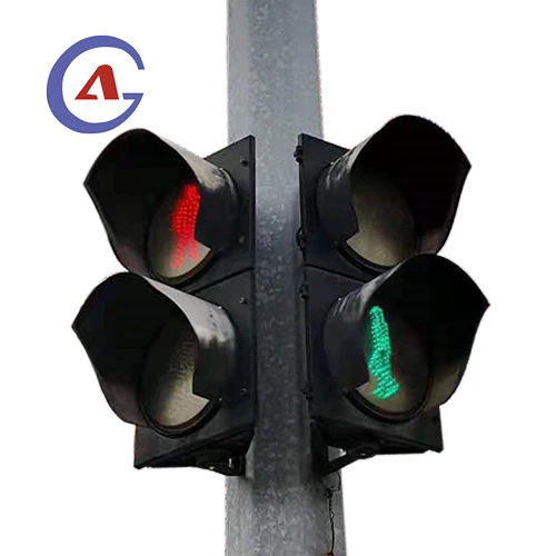 Dynamic pedestrian crossing traffic signal light with countdown timer