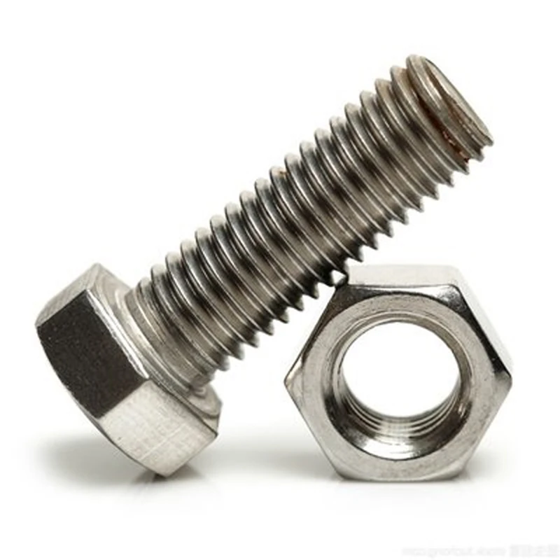 High Strength Carbon Stainless Steel All Thread M3 Hex Head Bolt With High Strength Stainless Steel Bolts