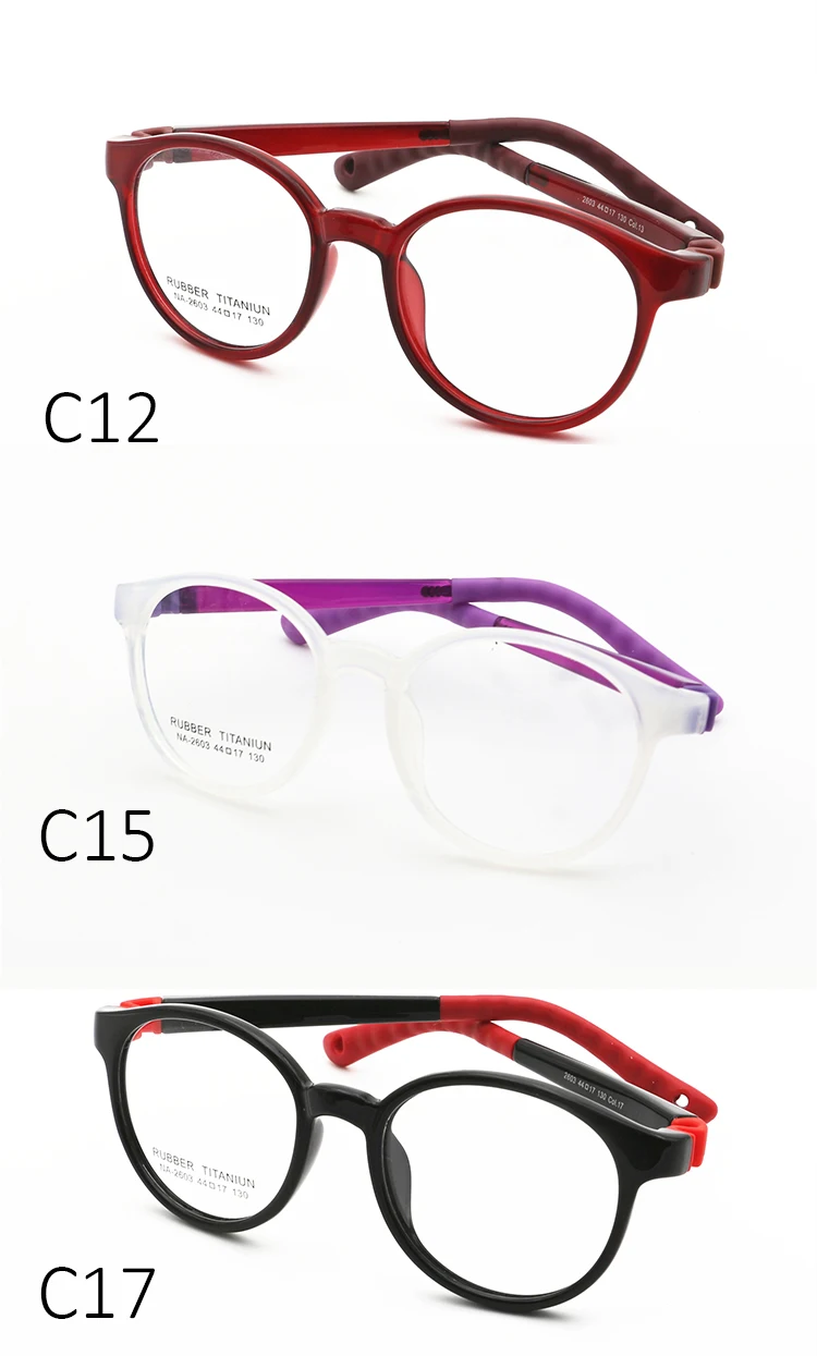 Spanish Nano Optical Unbreakable Pebax Elastic Strap Flexible Kids