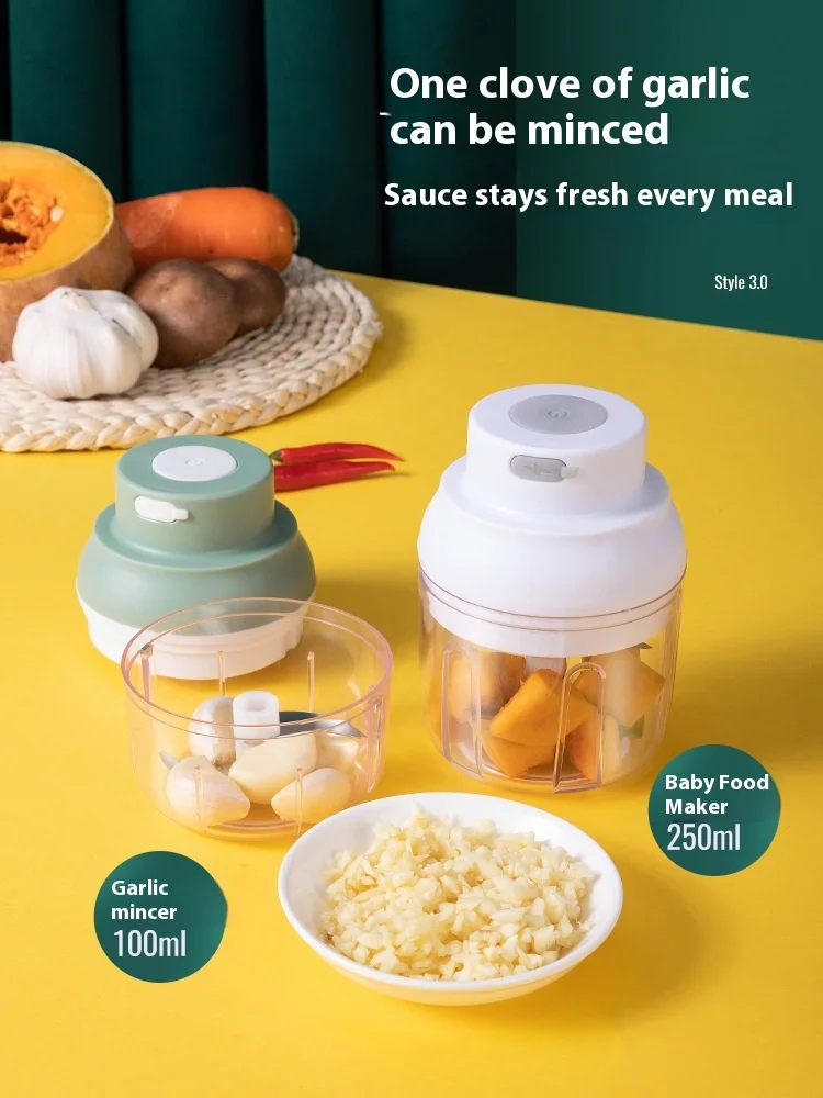 Wholesale Electric USB Rechargeable Durable Mini Food Processor Vegetable Garlic Chopper for Kitchen