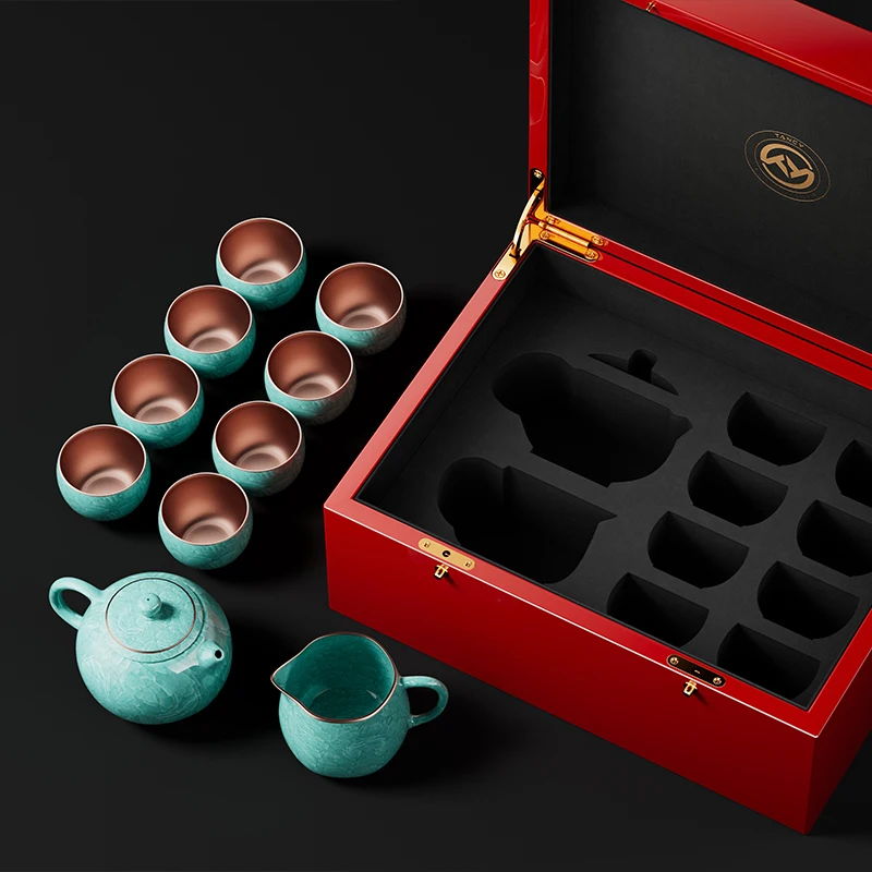 Luxury Tea Set Gift Box Packaging Cups & Saucers Tea Pot Packaging