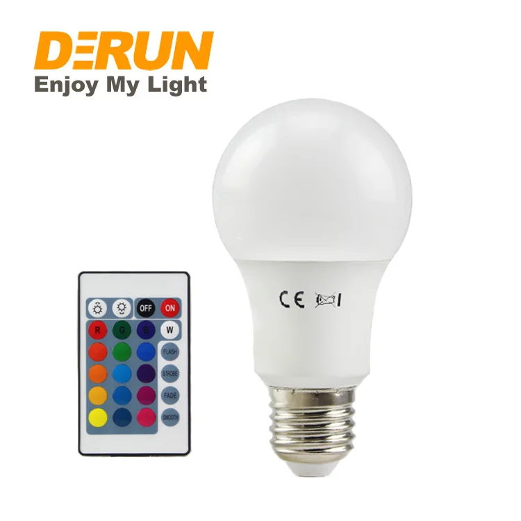 Good Quality 2700 Kelvin 3 5 watt 6 watt 2835 SMD E27 E14 E26 85V-265V G45 A60 LED RGB Bulb Price , LED-REMOTE