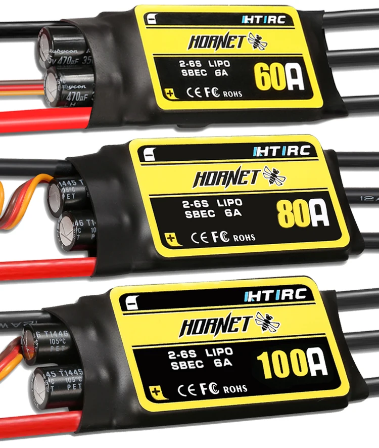 Hot Sell Htirc 30a Brushless Esc 24s Bec 5v/2a Rc Airplane Esc