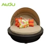 Audu Round Root Queen King Round Bed
