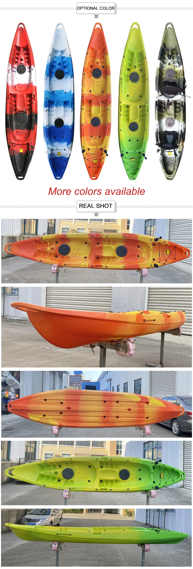 Kayak Package Caiaque De Pesca,High Seat Sit On Top Tandem Canoe Kayak