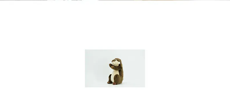 Kids Christmas Gifts Simulation Animal Otter Stuffed Toy Animal Plush Toy