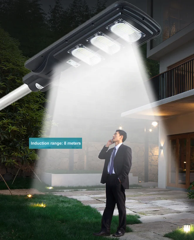 New design factory direct sales 60w 90w 120w 150w 200w 250w 300w integrated all in one solar led street light led yard light