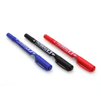 G-107 Dual Tip Wholesale Indelible Waterproof Permanent Marker Pen With ...