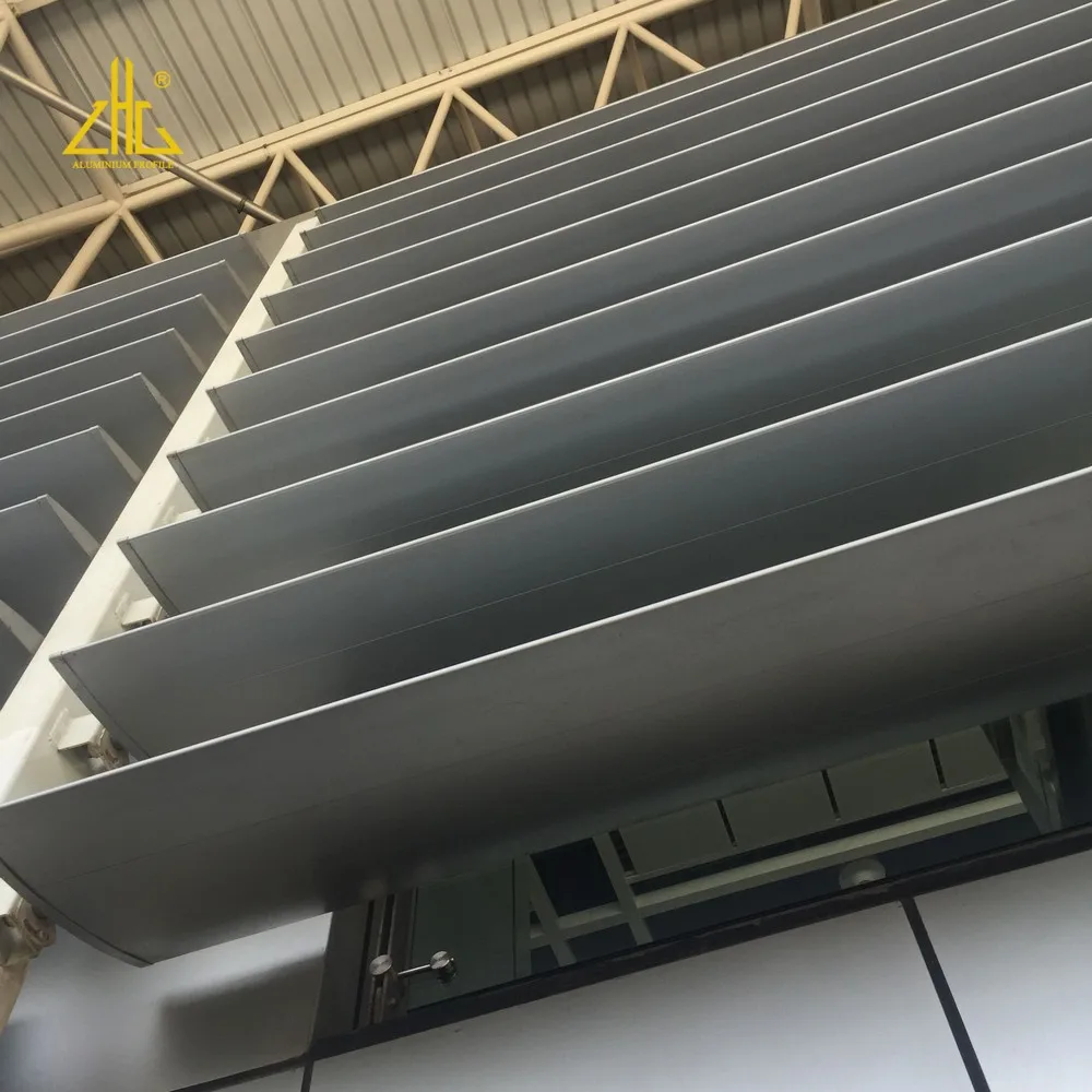 extruded large dimension aluminum aerofoil louver profile