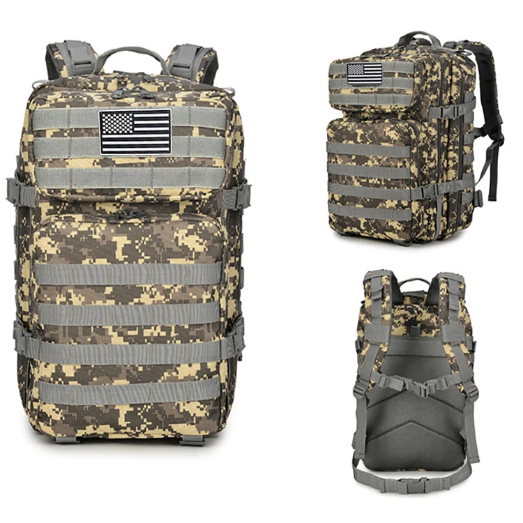 Waterproof Camo Vintage Hydration Tactical Backpack 