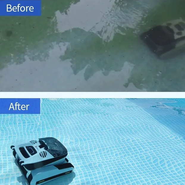 Automatic Pool Vacuum Cleaning Robot Intelligent Wireless Pool Robot