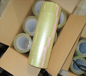 cuctom super clear bopp transparent packaging adhesive tape