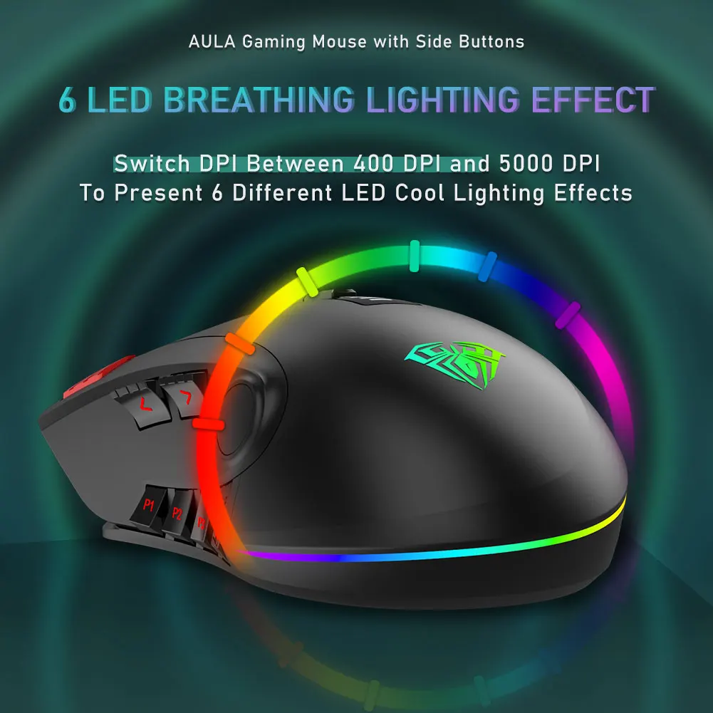 aula gaming mouse fire key