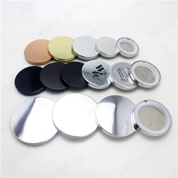 Silver Gold Metal Lids For Candle Jar With Customized Size And Color