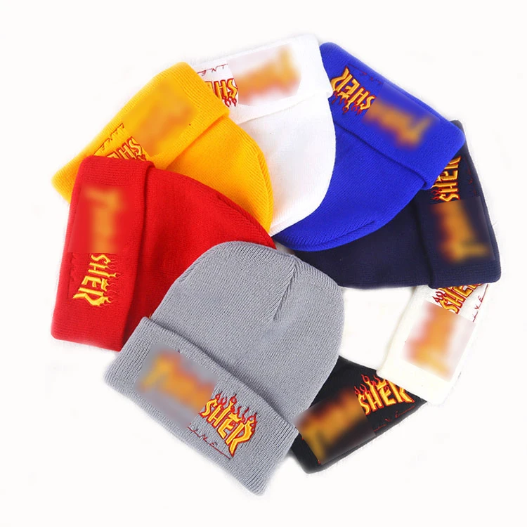 

beanie hat,2 Pieces, Black/ white/ blue/ gray/ yellow/ red/ customized