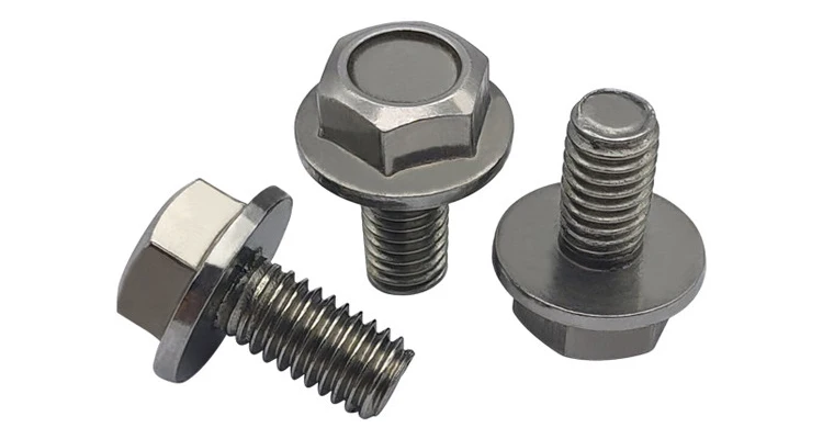 m10镀锌六角头法兰螺栓din6921 buy flange bolts,hex flange bolt