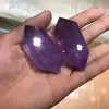 The natural high quality double pointed amethyst pillar is used for the treatment of feng shui energy stone