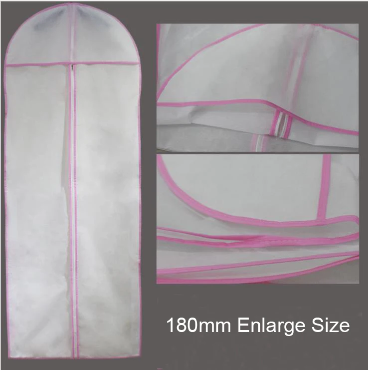 Non Woven Long Wedding Dress Cover Long Garment Bag Wedding Dress