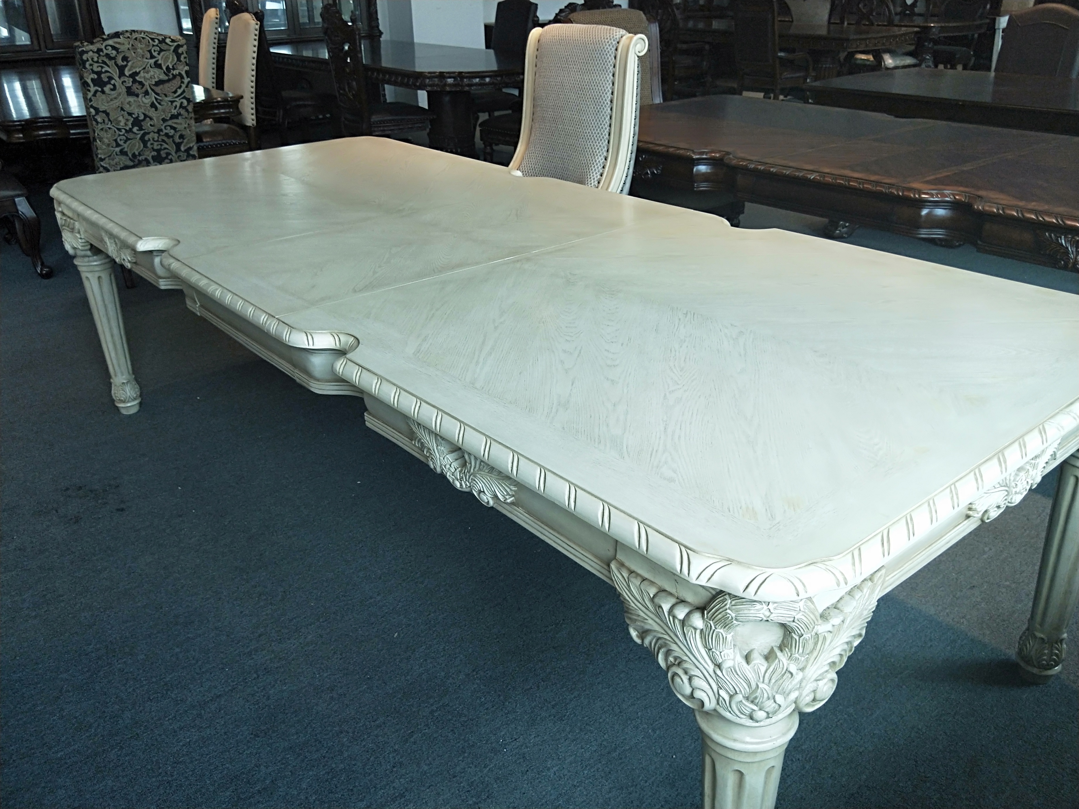 Hand Carved Dining Room Tables And Chairs European Vintage Style Dining