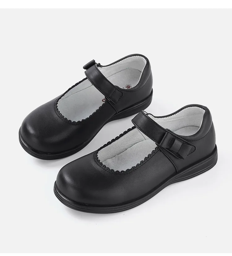 Kalupao Guangzhou Kids Shoes High Quality Leather Tpr Sole Girls Oxfords Dress Shoes For Girls School Shoes Black Buy Little Girls Fashion Dress Shoes Party Shoes Teenage Girls School Shoes Product On Alibaba Com