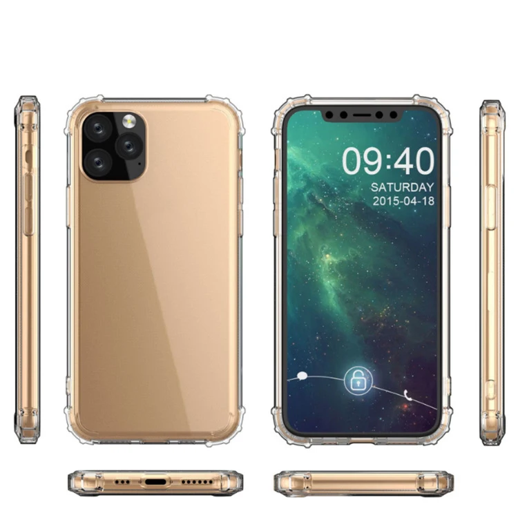 Maxshine Shockproof Transparent Tpu Air Cushion Mobile Phone Case For Iphone Xr Xs Xi Max 11 2019