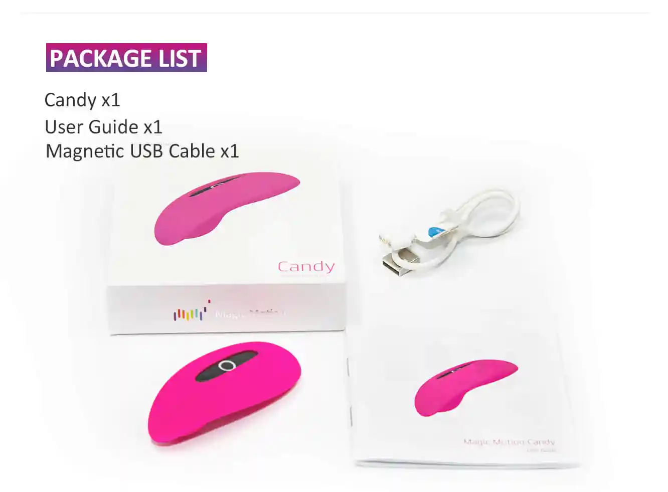 Magic Motion App Controlled Magic Candy Adult Pink Urethra Vibrator App Control Vibrator 3453