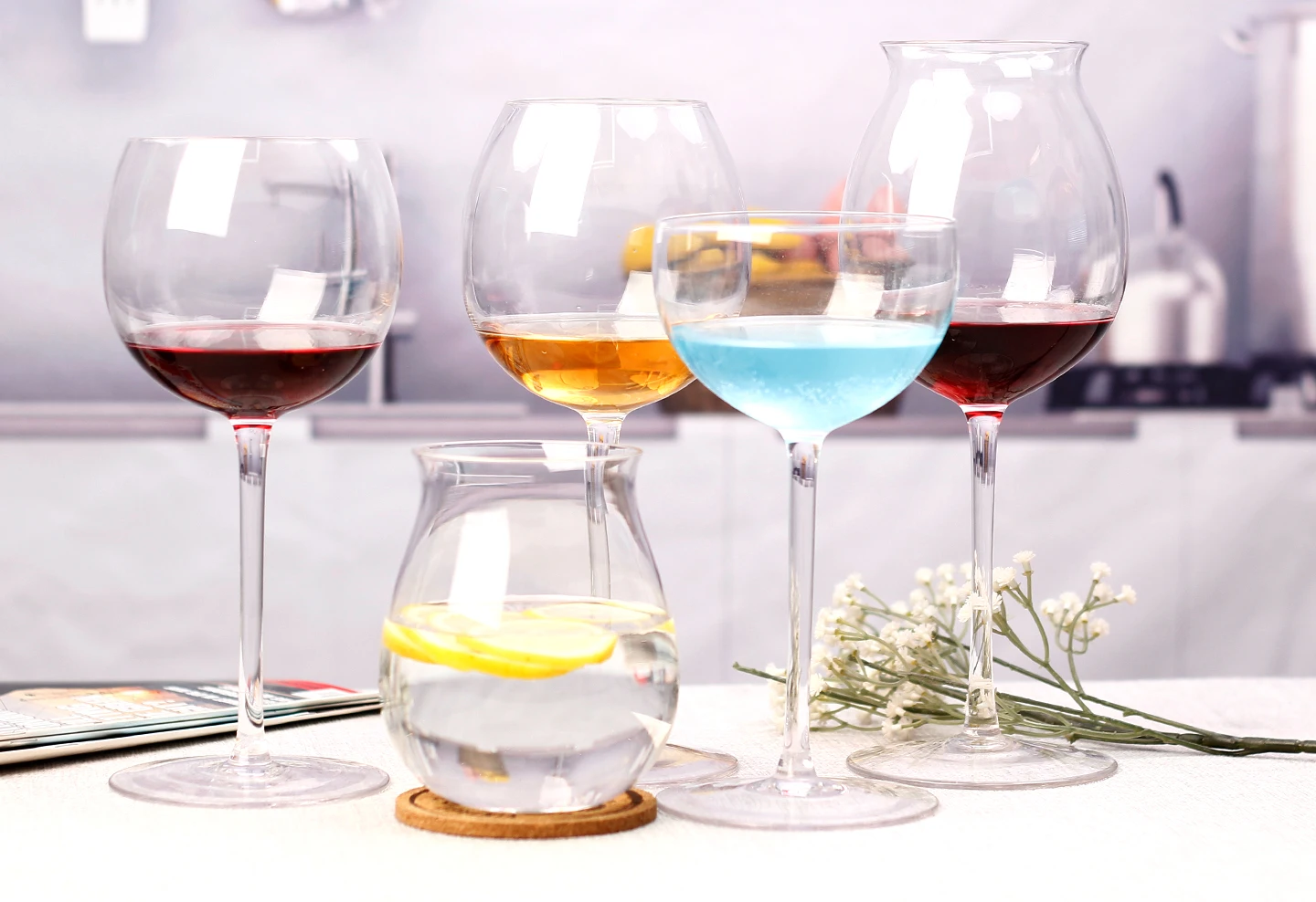 reausable wine glass