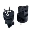 Hi-Power NEMA 5-15P to Denmark Plug converter,Type A toType K,Denmark plug to NEMA 5-15R,250V 10A