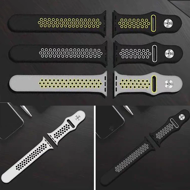 Customizable Replaceable W26 T500 straps wristbands fruit 5 watch 6 i 8 pro iwo 13 Ak76 HW12 HW22 silicone smart watch band