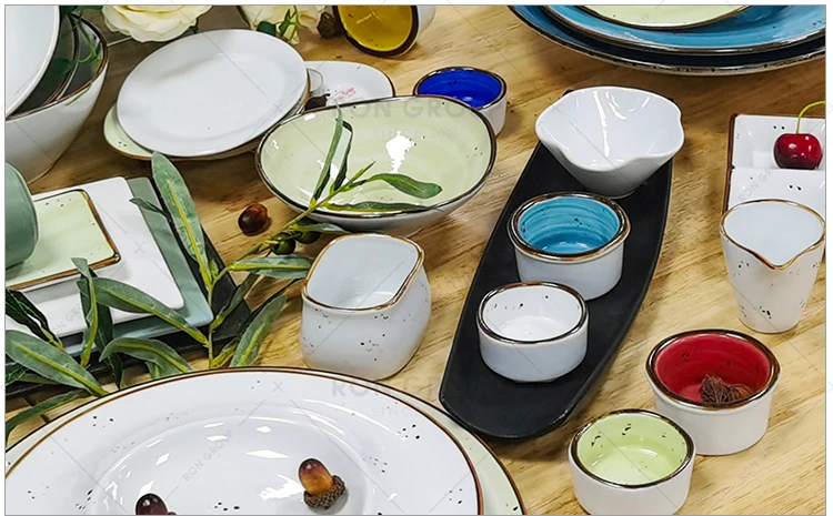 Foshan Factory Wholesale Cheap Price Round Nephele Porcelain Ceramic Cups Sauce Plate Sushi Dipping Bowl for Restaurant Kitchen