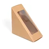 Wholesale custom High Quality Kraft Paper sandwich packaging box