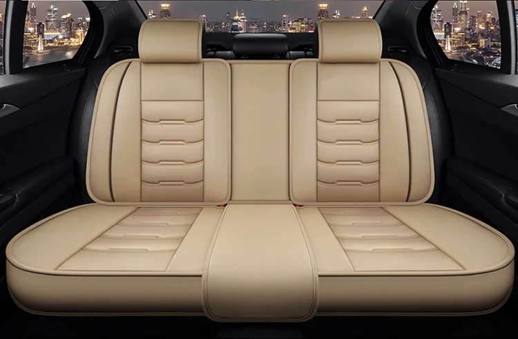 Leather Car Seat Cover Four Seasons Universal Wash-Free Cushion Easy-to-Care Seat Accessory details
