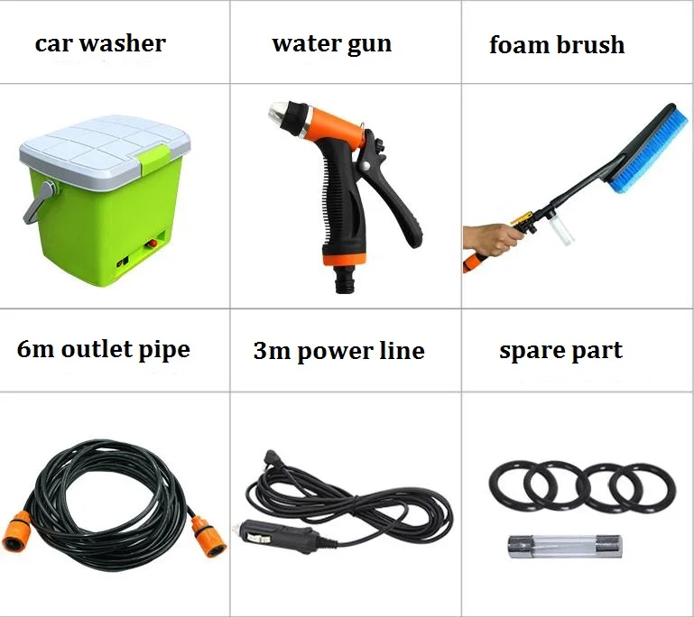 Rechargeable Portable Pressure Washer 17l Water Tank Car Wash,Watering