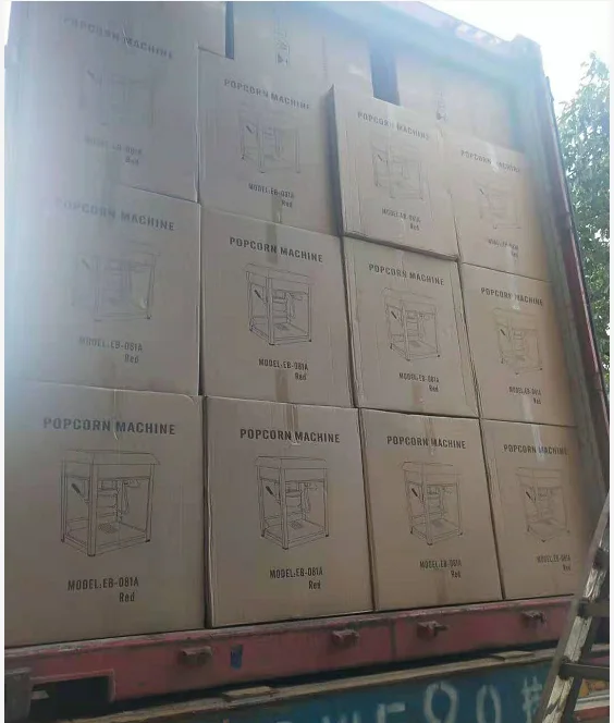 Professional manufacturer automatic control electric operated popcorn machine