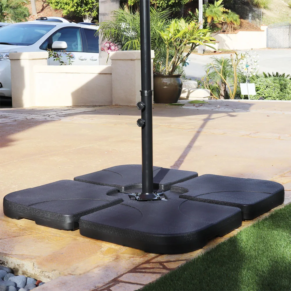 Outdoor Beach Umbrella Base Stand Weight Hdpe Patio Umbrellas Bases