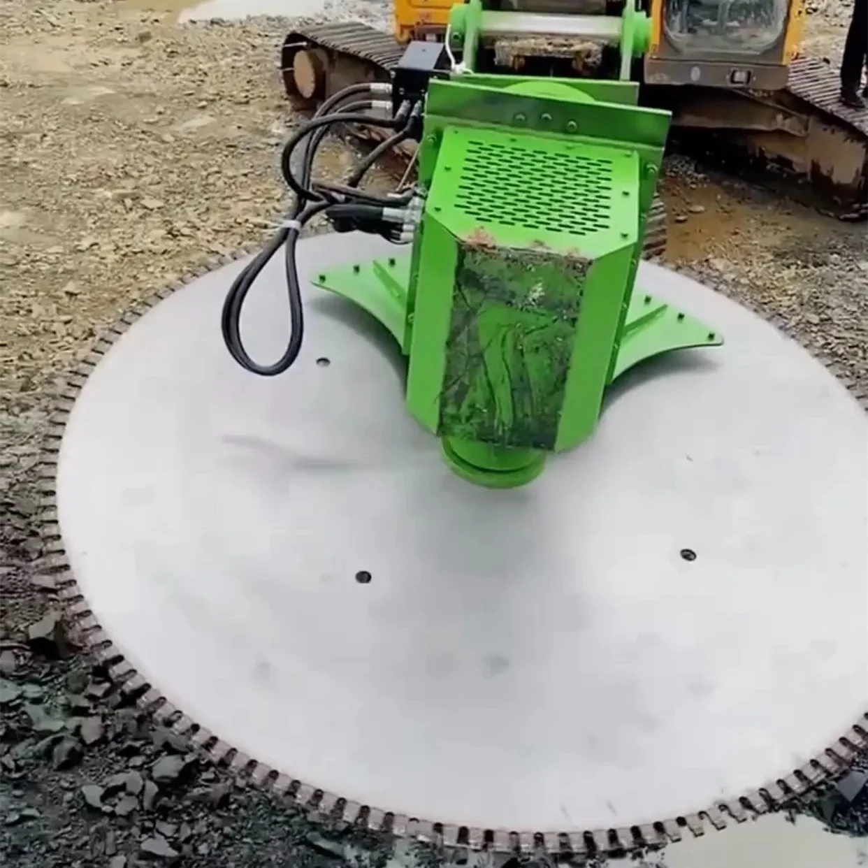 String Saw For Rocks Excavator Hydraulic Concrete Saw Attachment for Demolition and ...