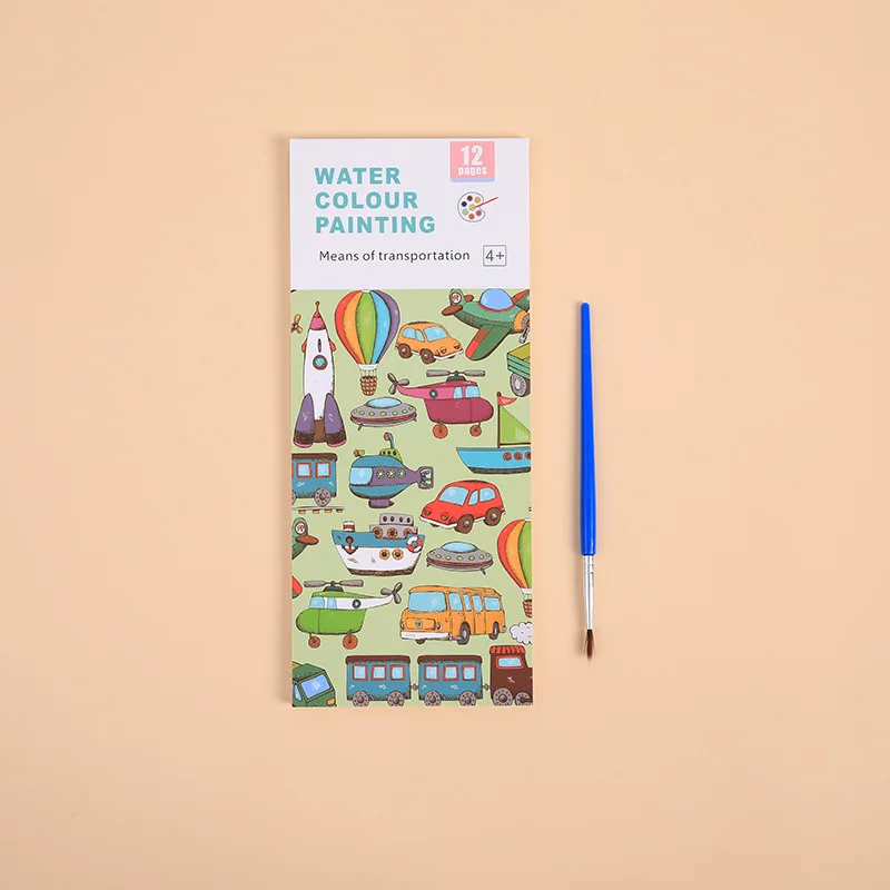 Large DIY Creative Graffiti Painting Book Children Gouache Watercolor Water-Dipped Early Education Drawing Toys Made Paper PC