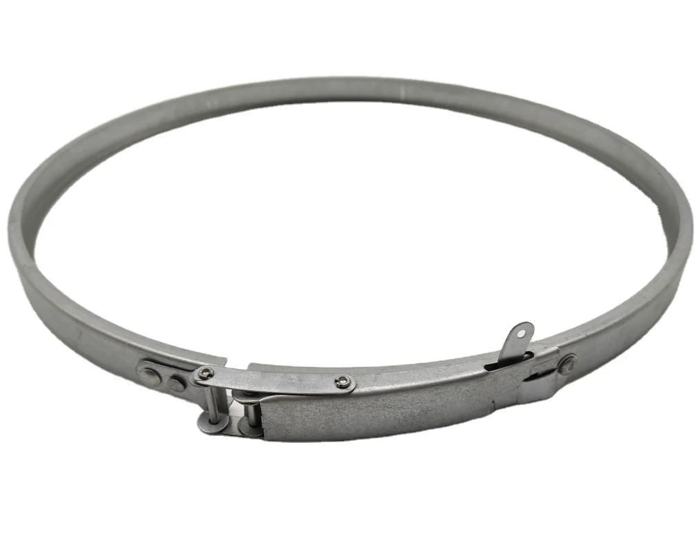 Galvanized Steel Drum Locking Clamp For Drum Ring / Drum Lever Latches