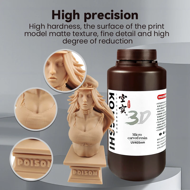 Picture of High Wax Matte Texture Casting Character Model Resin 3d Printer Resin ...