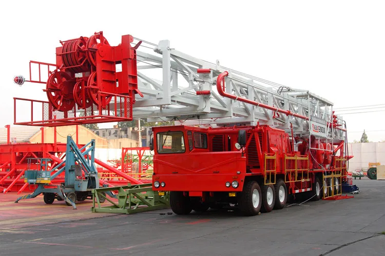 1000hp Truck-mounted Zj40 Drilling Rig Workover Rig - Buy Zj40 Drilling ...