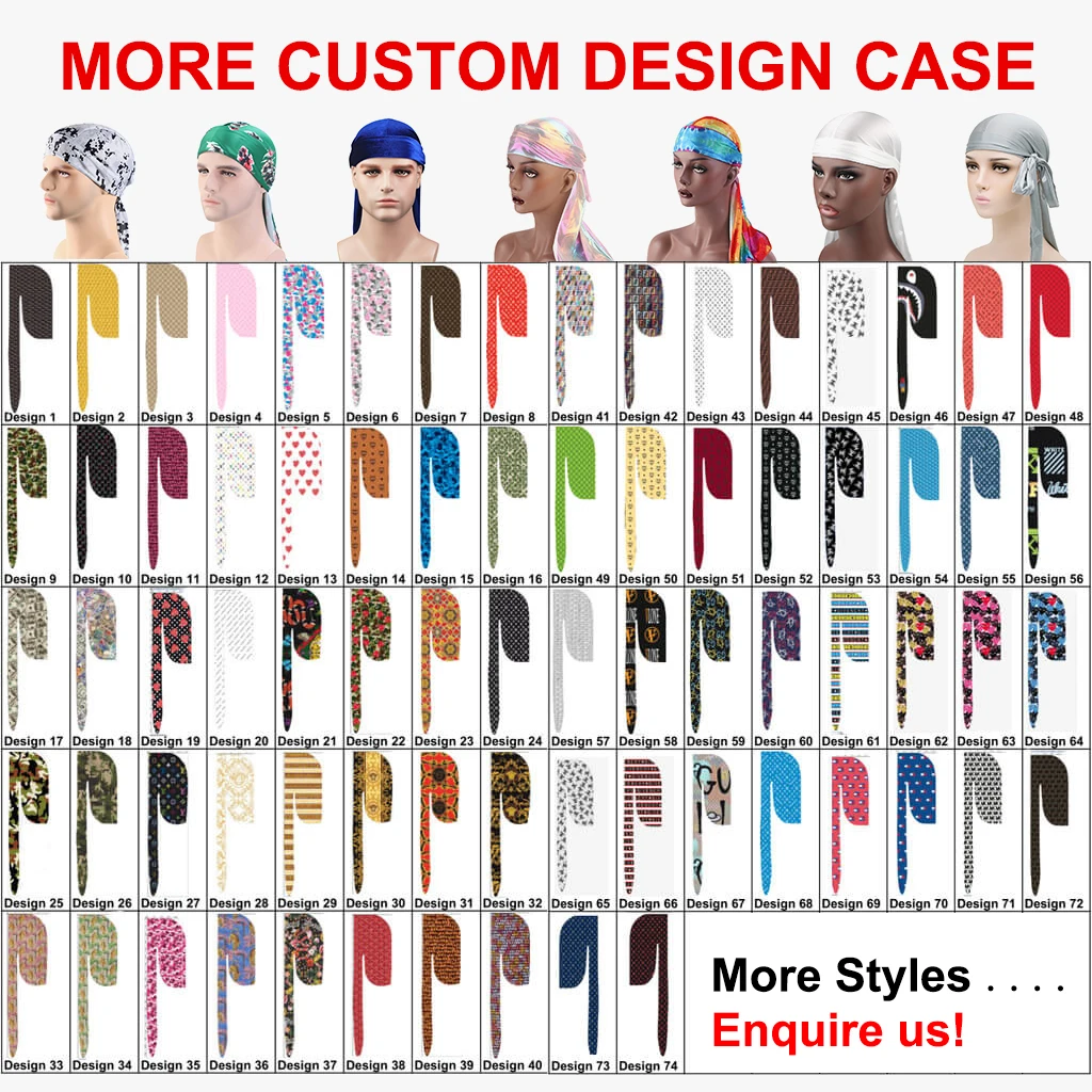 Uron Custom Durags Silk Durags With Customized Logo Buy Custom Logo