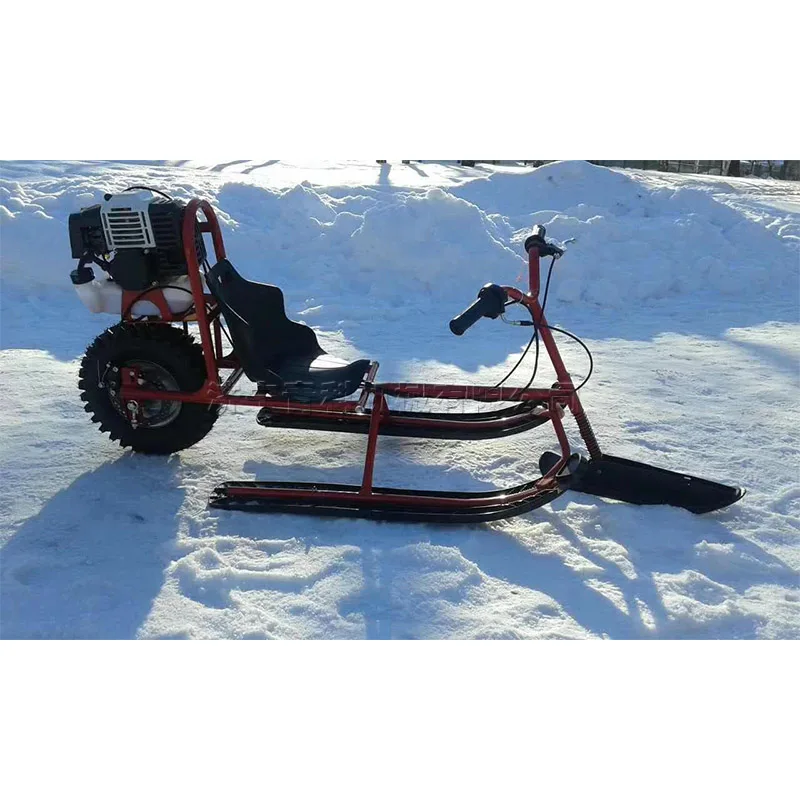 2020 Latest 36v Electric Track Outdoor Ski Resort Snow Park Snowmobile ...