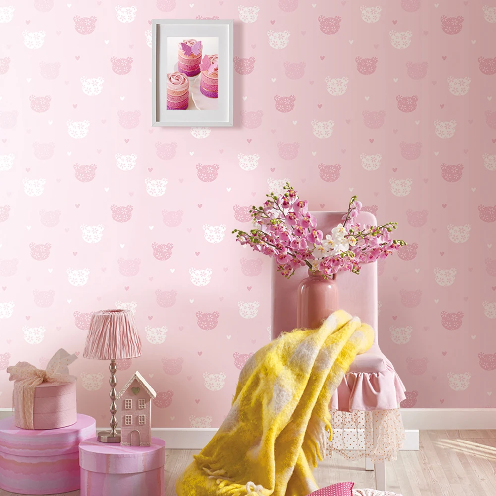 pink wallpaper for walls