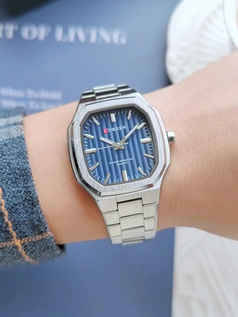 CURREN 8458 Quartz Wristwatch - Stylish & Durable