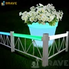 2019 New Waterproof Color changes plastic led lighting iron railing for Road