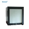 Honeyson hotel guest room supplies 30 liter glass door mini bar fridge semiconductor refrigerator