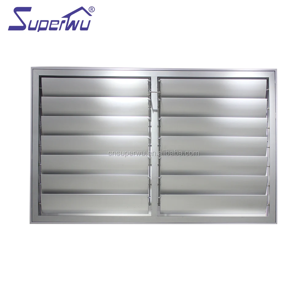 Aluminium External Shutters With Security Mesh Power Electric
