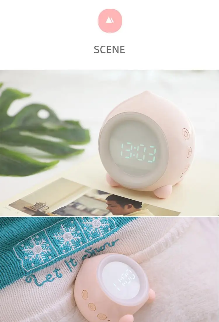 Dorui Innovation Smart Wake Up Light Alarm Clock Digital Clock With
